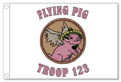 Flying Pig Patrol Flag