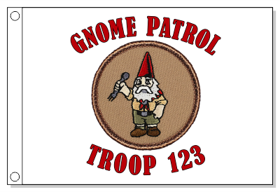 Scout Gnome Patrol Flag