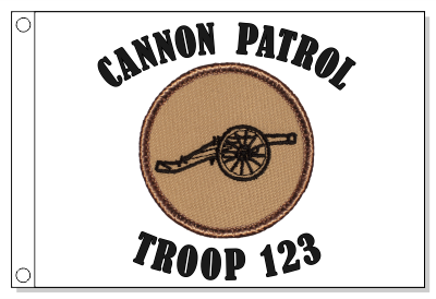 Cannon Patrol Flag