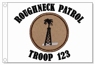 Roughnecks Patrol Flag