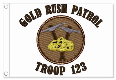 Gold Rush Patrol Flag