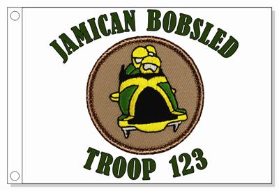 Jamican Bobsled Patrol Flag