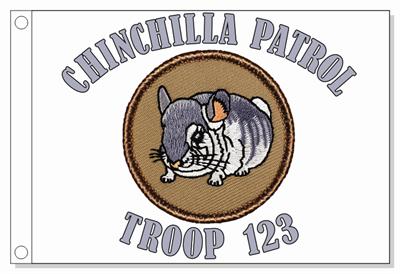 Chinchilla Patrol Flag