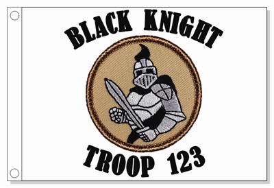 Black Knight Patrol Flag