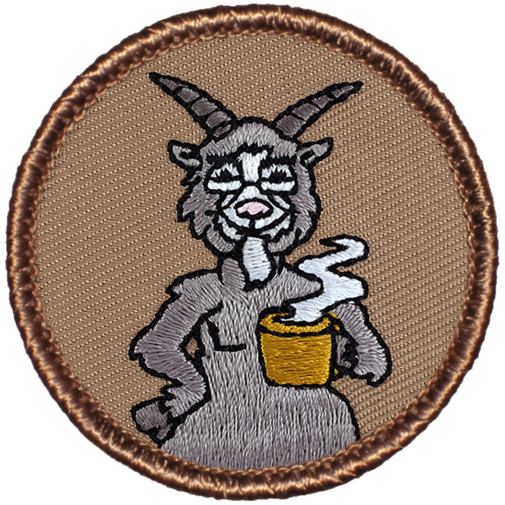 Old Goat (With Coffee Mug) Patrol Patch — Eagle Peak Store