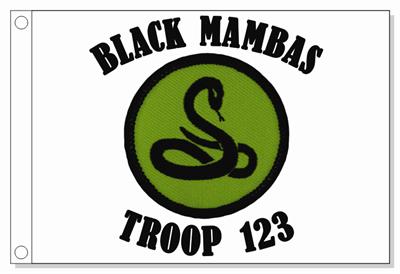 Mambas - Black Patrol Flag
