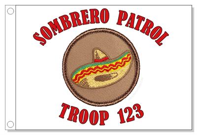 Sombrero Patrol Flag
