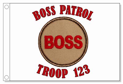 Boss Patrol Flag