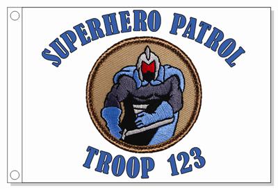 Superhero 2013 Patrol Flag