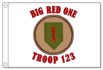 Big Red One First Infantry Patrol Flag