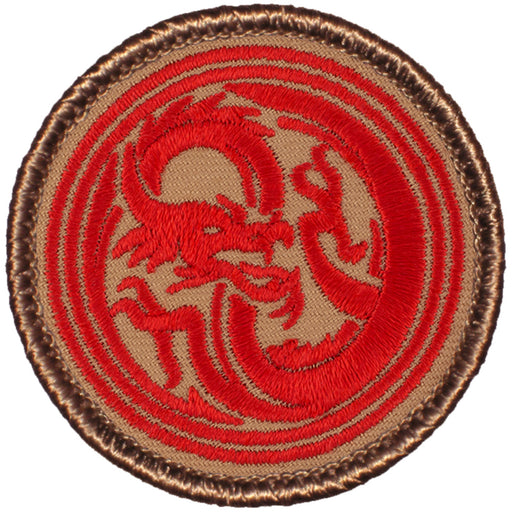 Chinese Dragon Red Patrol Patch