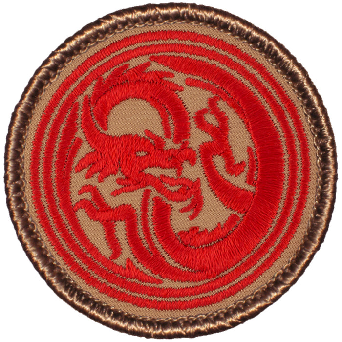 Chinese Dragon Red Patrol Patch