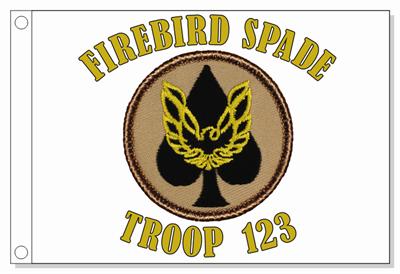 Firebird Spade Patrol Flag