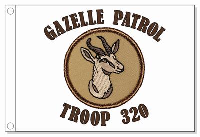 Gazelle Patrol Flag