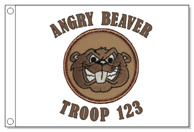 Angry Beaver Patrol Flag