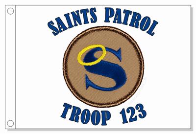 Saints Patrol Flag