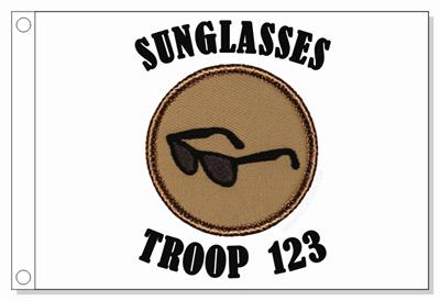 Sunglasses Patrol Flag