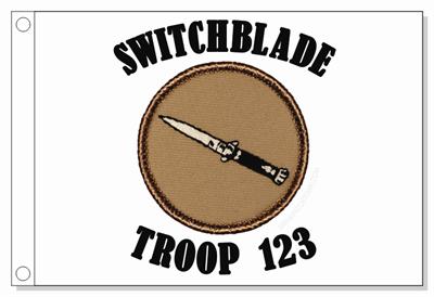 Switch Blade Patrol Flag