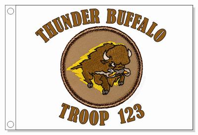 Thunder Buffalo Patrol Flag