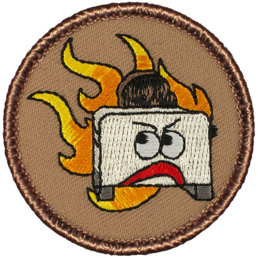 Flaming Toaster Patrol Patch