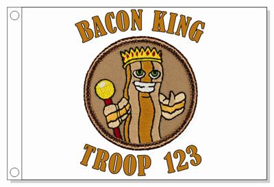 Bacon King Patrol Flag