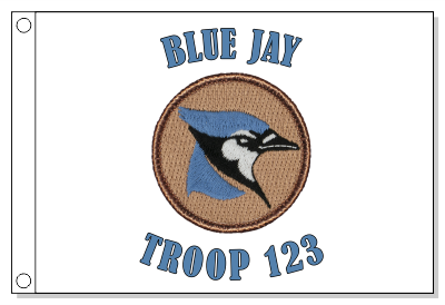 Blue Jay Patrol Flag