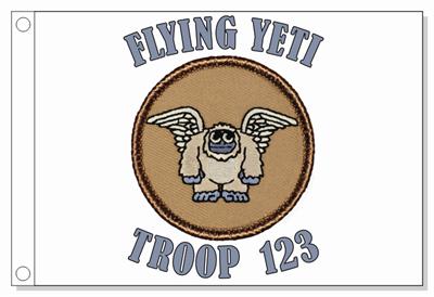 Flying Yeti Patrol Flag
