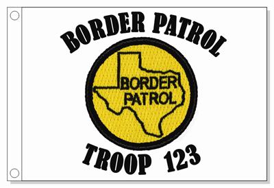 Texas Border Patrol Flag