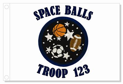 Spaceballs Patrol Flag