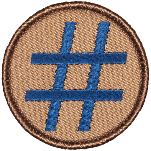 Hashtag Patrol Patch - Blue