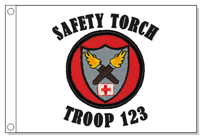 Safety Torch Patrol Flag