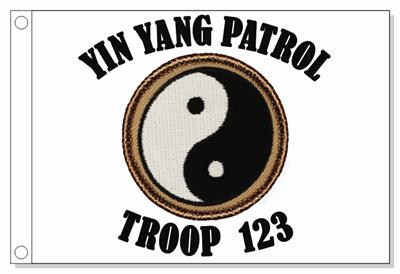 Yin Yang Patrol Flag