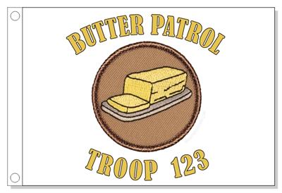 Stick of Butter Patrol Flag