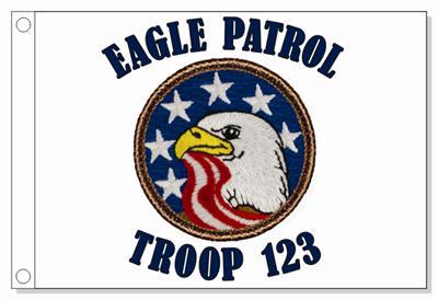 Patriotic Eagle 2013 Patrol Flag