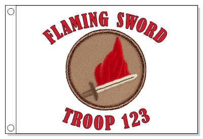 Flaming Sword Patrol Flag