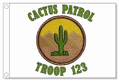 Cactus Patrol Flag
