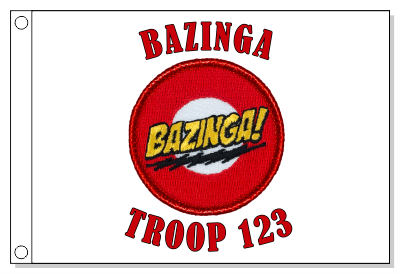 Bazinga Patrol Flag