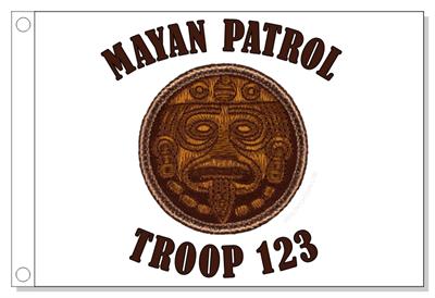 Mayan Patrol Flag