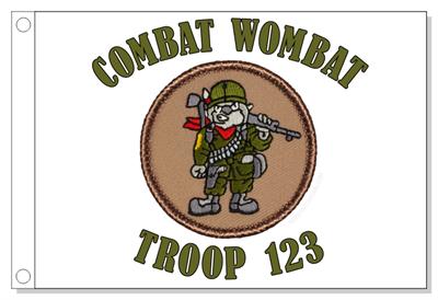 Combat Wombat Patrol Flag