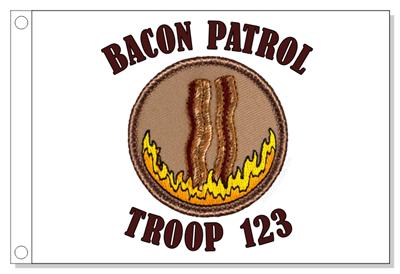 Flaming Bacon Patrol Flag