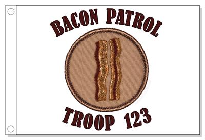 Bacon Patrol Flag