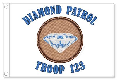 Diamond Patrol Flag