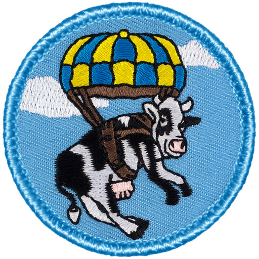 Parachuting Cow Patrol Patch