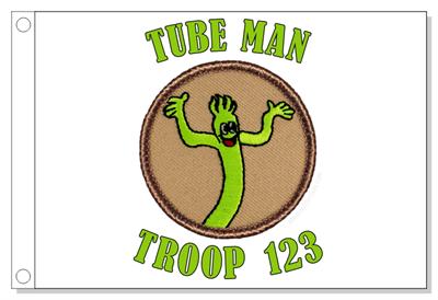 Tube Man Patrol Flag