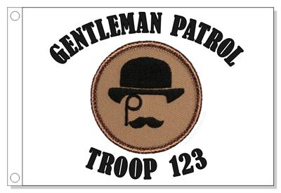 Gentleman Patrol Flag