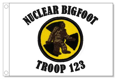 Nuclear Bigfoot Patrol Flag