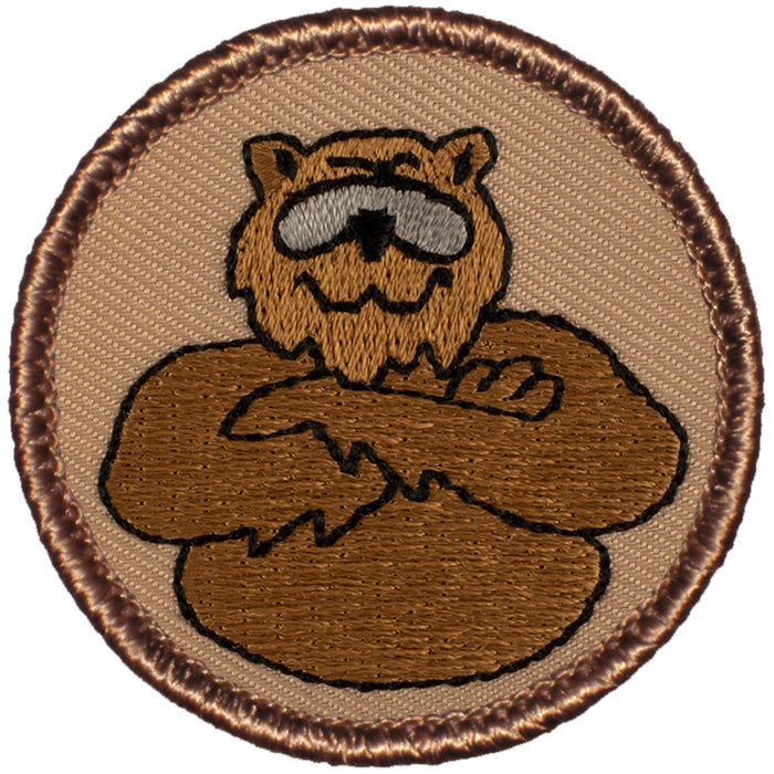 Cool Bear Patrol Patch - Brown