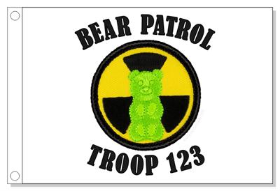 Nuclear Gummy Bear Patrol Flag