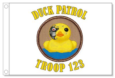 Cyber Duck Patrol Flag