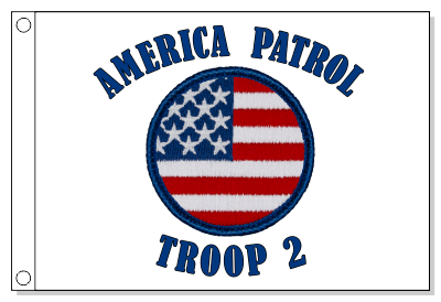 American Flag Patrol Flag